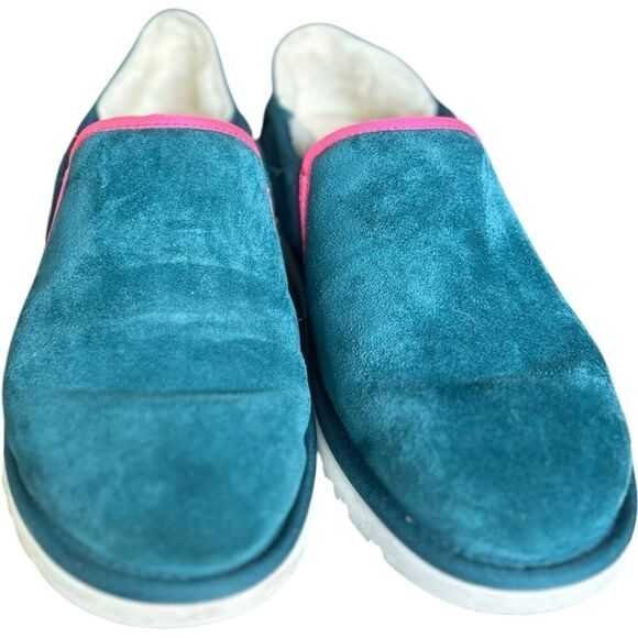 Ugg Australia Teal Kenton Slippers Men's Size 9 Comfy Cozy Leisure Pink - Picture 5 of 10